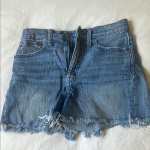 Madewell Denim Blue Women's high waisted Shorts